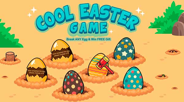 Promoção de Páscoa na Gearbest – Game, Prêmios e Ofertas